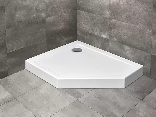 Cadita de dus pentagonala, acrilica, Radaway Doros PT E Compact Super ofertă