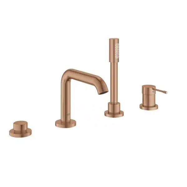 Bestseller Baterie pe cada cu 4 orificii Grohe Essence cupru mat (brushed warm sunset) 19578DL1