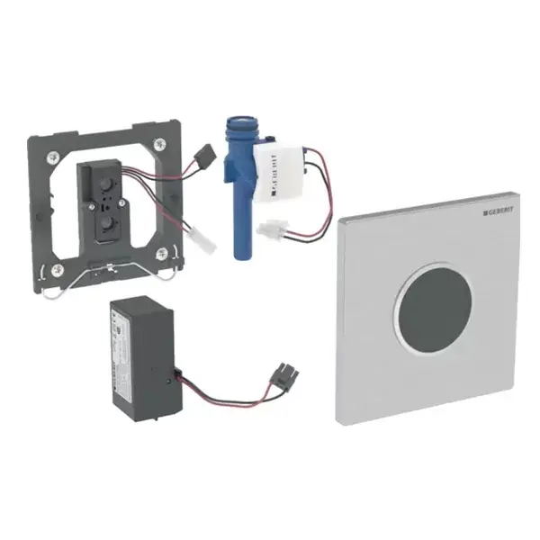 Sistem de comanda a spalarii pentru pisoar, cu actionare electronica, alimentare 230V, tip 10, capac de protectie, Geberit Reducere de preț