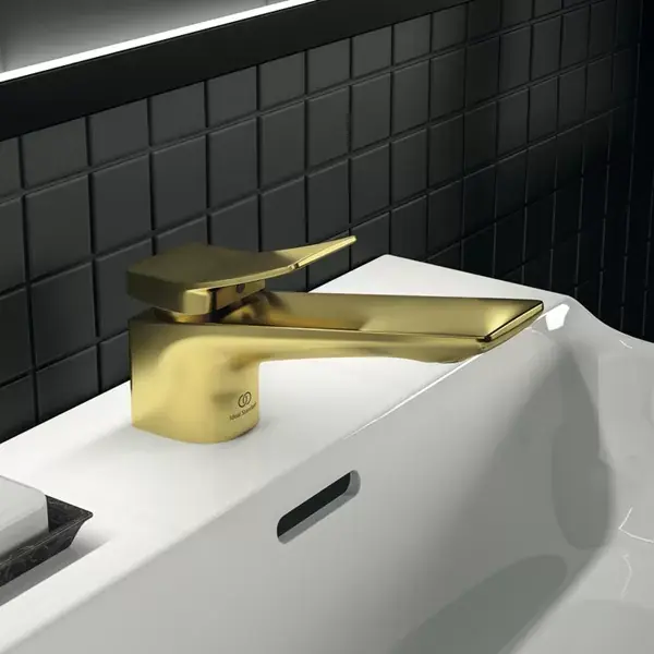 Preferatul clienților Baterie lavoar monocomanda, fara ventil, auriu mat (brushed gold), Ideal Standard Conca BC754A2