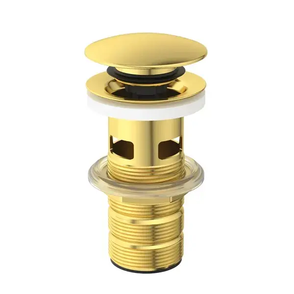 Doar azi Ventil click-clack pentru lavoare cu preaplin, auriu mat (brushed gold), Ideal Standard Multisuite E1482A2