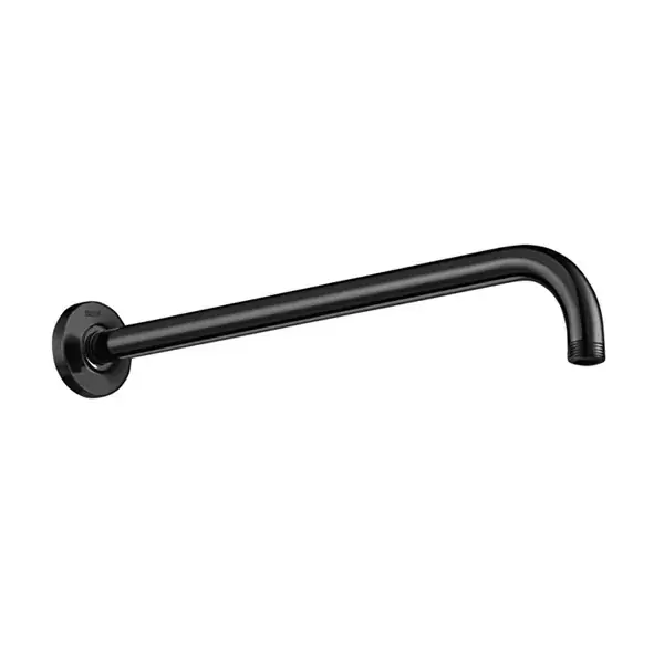 Plată sigură Brat pentru para de dus 400 mm, montaj pe perete, titanium black, Roca Aqua A5B0250CN0
