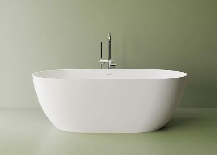 Expediere rapidă Cada de baie freestanding, marmura compozit, Cast Marble Lagos MRM630467181103