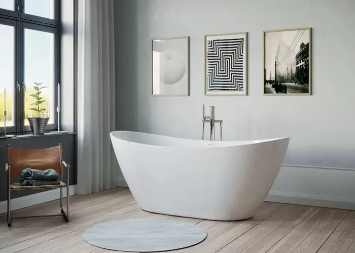 Cada de baie freestanding, 170x71 cm, acryl alb, Duravit DuraVato 700570000000000 Retur gratuit