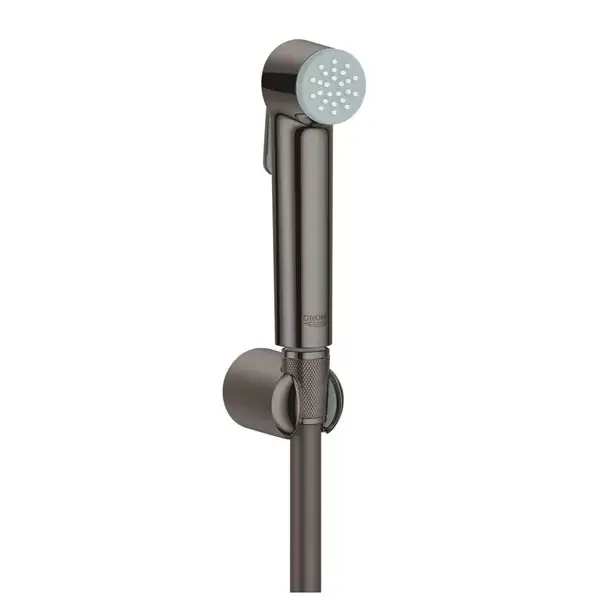 Super ofertă Dus igienic cu suport si furtun, antracit lucios (hard graphite), Grohe Tempesta F Trigger Spray 30 27513A01