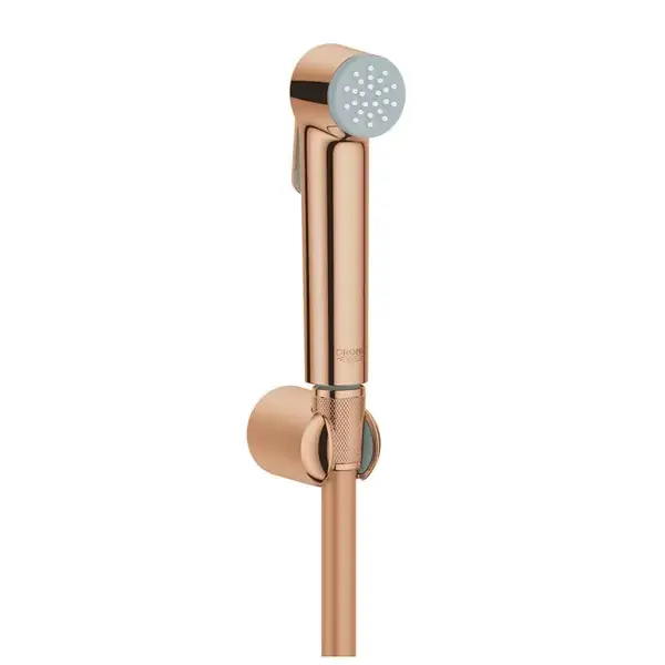 Dus igienic cu suport si furtun, cupru lucios (warm sunset), Grohe Tempesta F Trigger Spray 30 27513DA1 Ofertă exclusivă