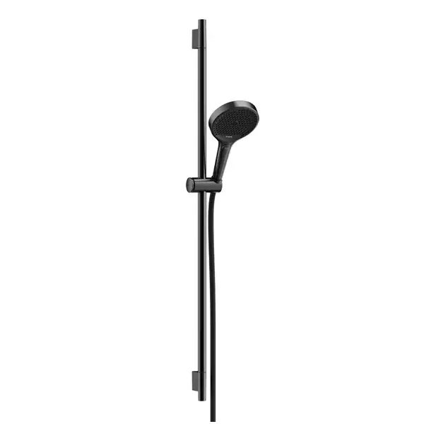 Set de dus 130 3jet EcoSmart, cu bara 90 cm si furtun, antracit satinat (brushed black chrome), Hansgrohe Pulsify 28744340 Reduceri