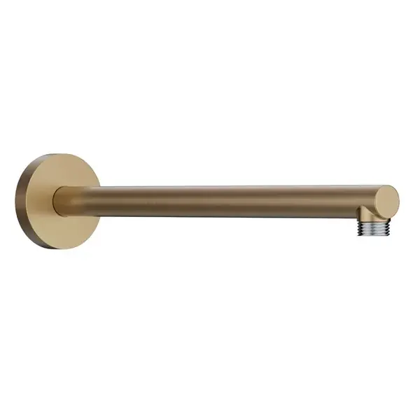 Brat de dus, montare pe perete 390 mm, bronz mat (brushed bronze), Hansgrohe 24357140 Plată securizată