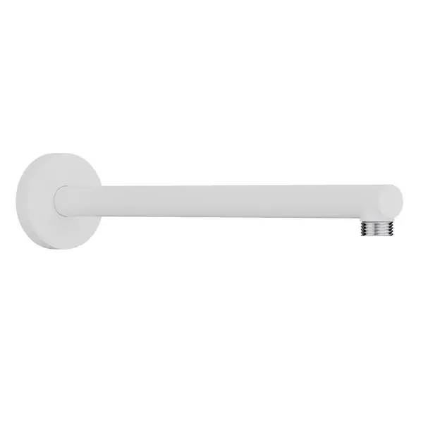 Brat de dus, montare pe perete 390 mm, alb mat (matt white), Hansgrohe 24357700 Super ofertă