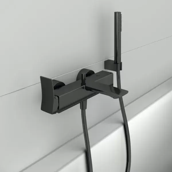 Baterie cada dus monocomanda, cu set de dus, gri magnetic (magnetic grey), Ideal Standard Conca BC763A5 Lichidare de stoc