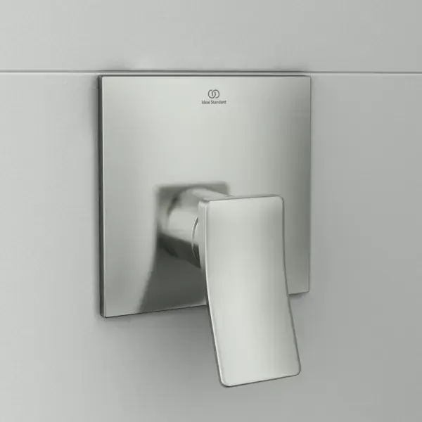 Cel mai bun preț Baterie de dus monocomanda incastrata, gri metalic (silver storm), Ideal Standard Conca A7373GN