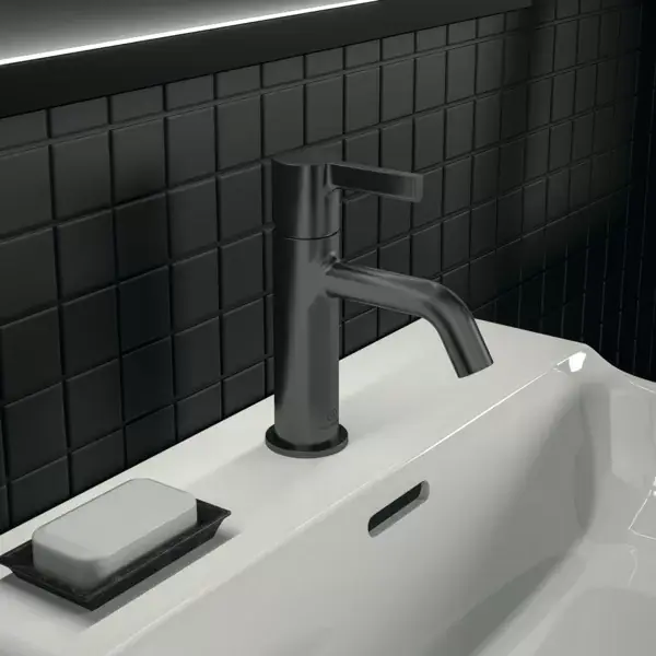 Chilipir Baterie lavoar monocomanda, fara ventil, gri magnetic (magnetic grey), Ideal Standard Joy BC776A5