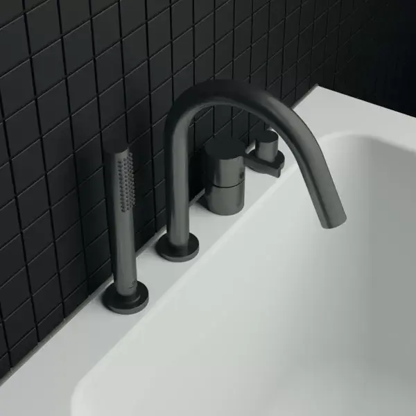 Baterie cada dus montaj pe cada, cu 4 orificii, gri magnetic (magnetic grey), Ideal Standard Joy BC789A5 Cel mai bun preț