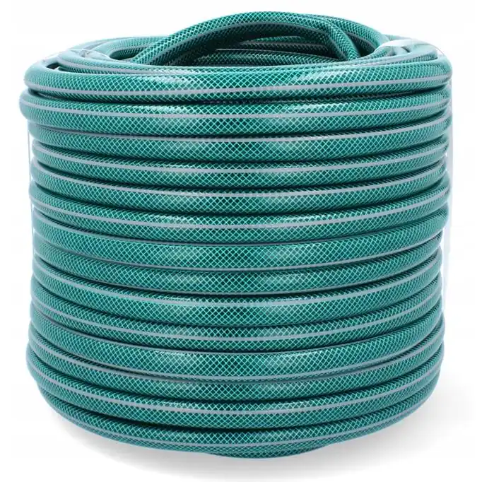 Furtun gradina armat Premium, 1/2″ diametru, 20 m, protectie UV, 8 bar presiune, 4 straturi, verde Ofertă limitată