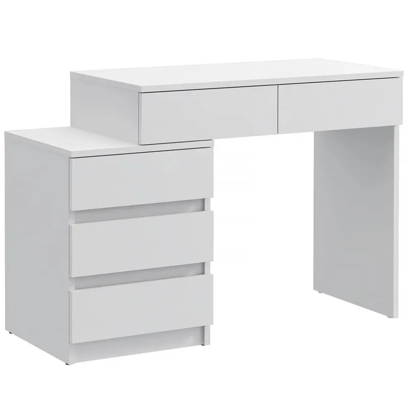 Birou compact Gamma T1 cu 5 sertare, 90x47x78 cm, montaj stanga/dreapta Reducere de preț