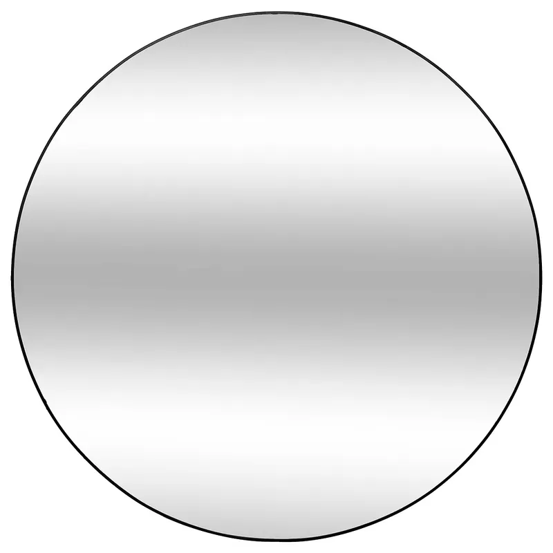 Oglinda rotunda Atmosphera Alice, diametru 110 cm, rama negru Bestseller