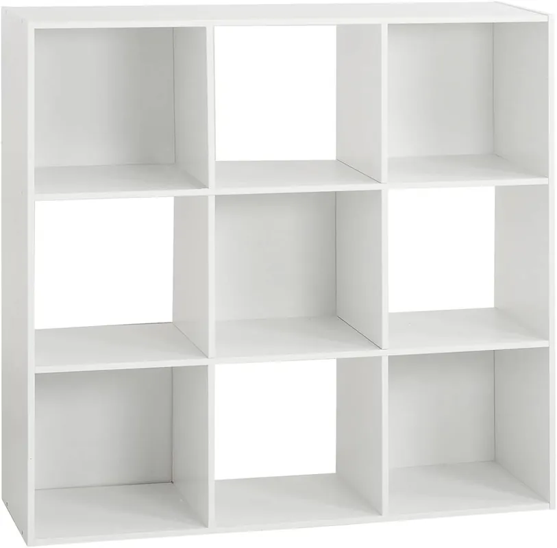 Preț promoțional Etajera 5Five Mix n’Modul, 9 compartimente, PAL, 101x32x101 cm, alb