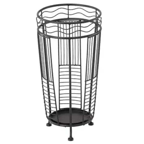 Suport pentru umbrele din metal, 25x25x49 cm, negru Comandă acum