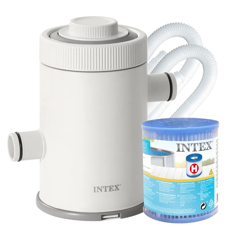Pompa filtrare Intex 26602, debit 1250 l/h, cu Hydro Aeration, pentru piscine pana la Ø305 cm Preț redus