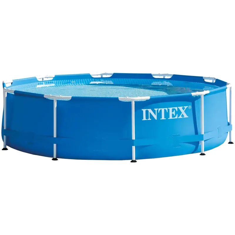 Retur gratuit RESIGILAT Piscina cadru metalic Intex, 305×76 cm, 4500 litri, rotunda