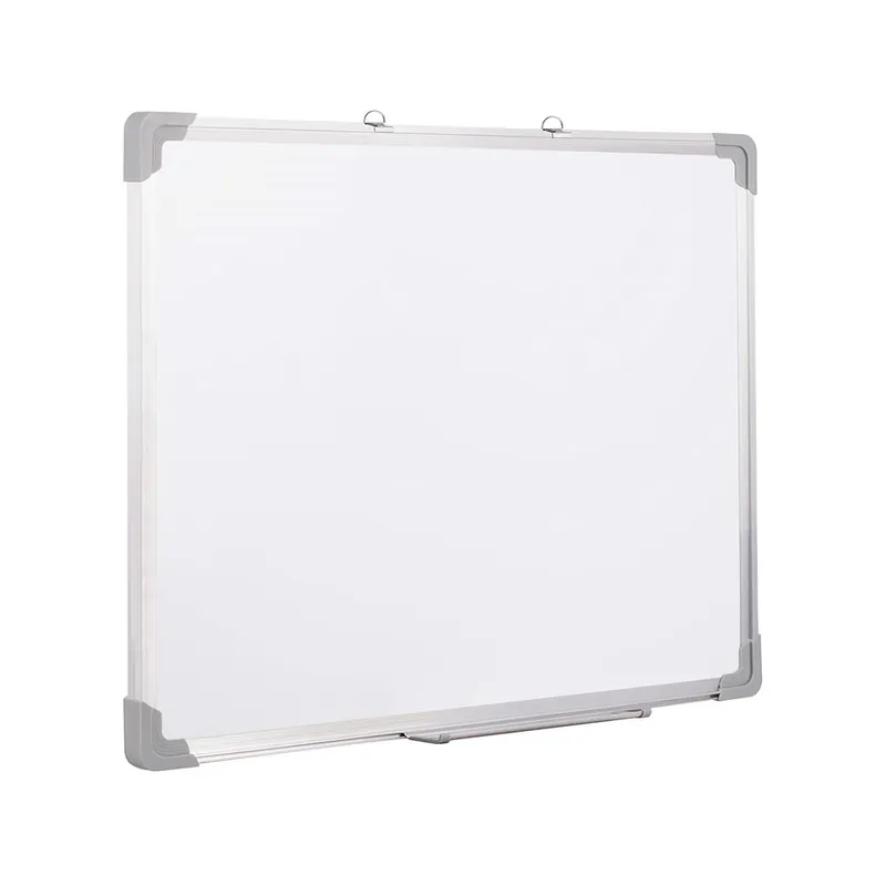 Expediere rapidă RESIGILAT Tabla de scris de perete, magnetica, cu raft inferior, 60x90cm, alb