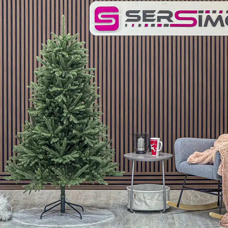 Plată sigură Brad artificial Christmas Deluxe by Sersimo, Alpine, verde, integral 3D, 180 cm