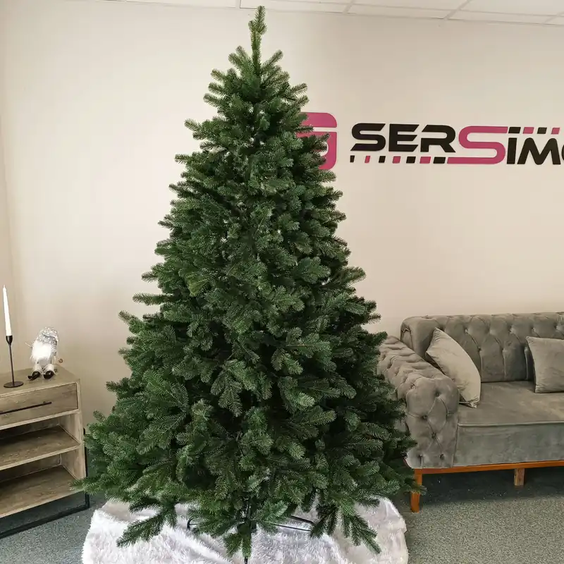Reducere Brad artificial Christmas Deluxe by Sersimo, Kovalivska verde, 3D, 250cm