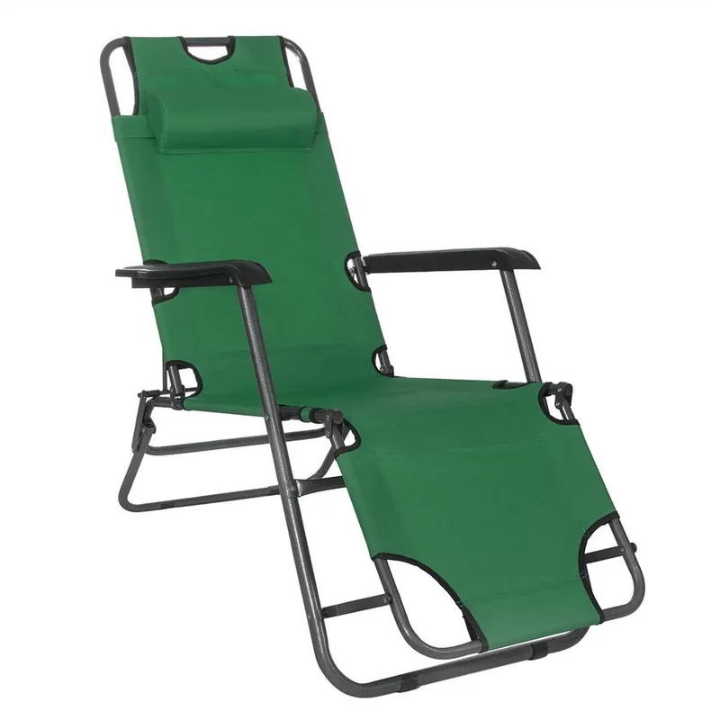 Sezlong pliabil SERSIMO GC5, Relax Zero Gravity, 80x60x153cm, Verde Ieftin