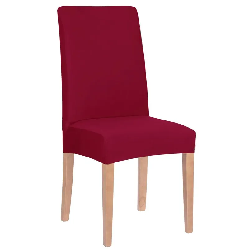 Husa universala pentru scaun, marime universala, poliester si spandex, 45 x 60 cm, grena Cumpără online