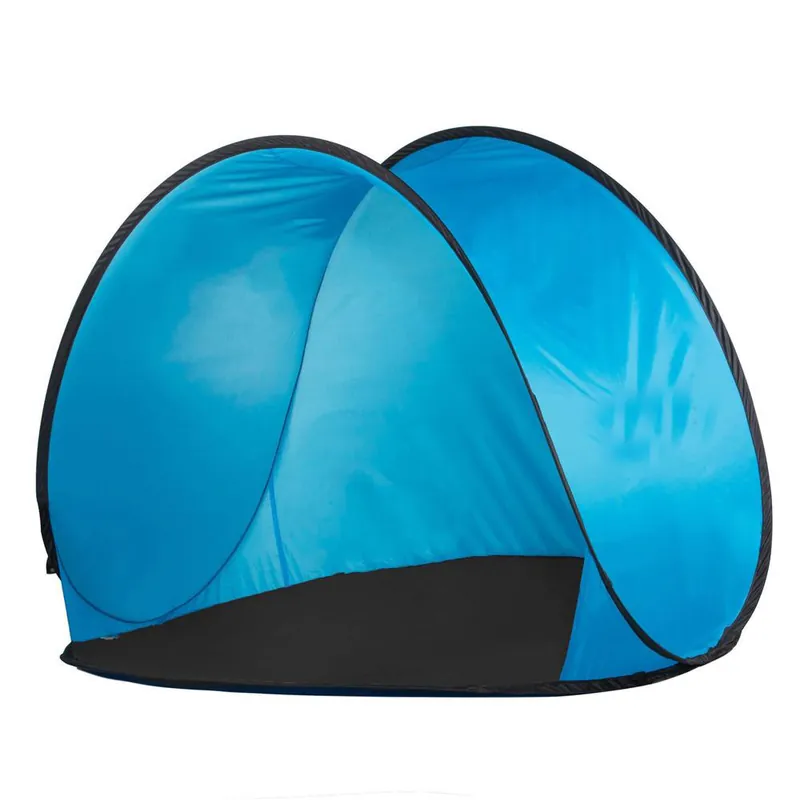 Reducere Cort plaja si picnic semi-deschis Sersimo, protectie UV, 150x120x110cm, albastru