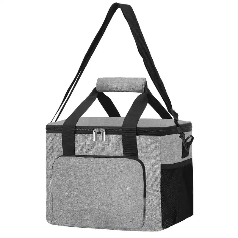 Discount Geanta pentru picnic sau plaja, termoizolanta, 28 litri, gri