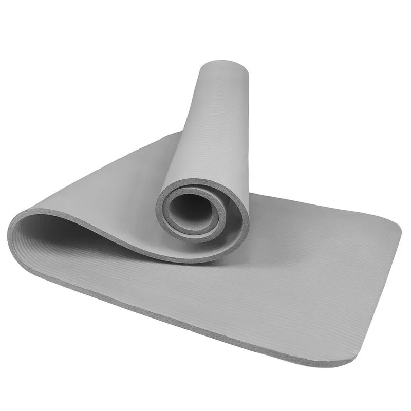 Saltea fitness/yoga/pilates, spuma NBR, 183x61x1.5 cm, gri Reducere extra