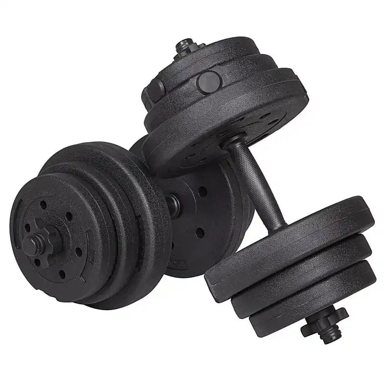 Preferatul clienților Set gantere reglabile 20kg (2x10kg) din compozit