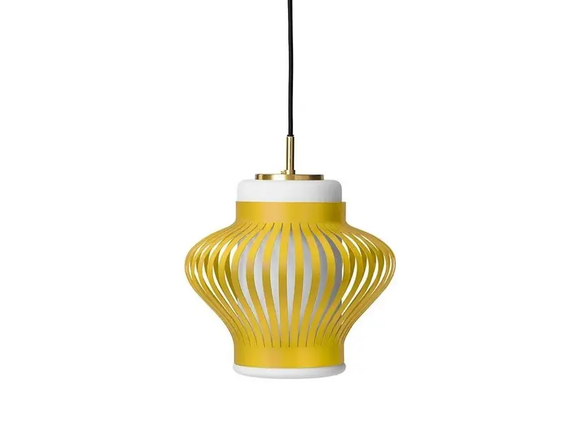 Disponibil imediat Opal Lamella Lustră Pendul Illuminating Yellow - Warm Nordic