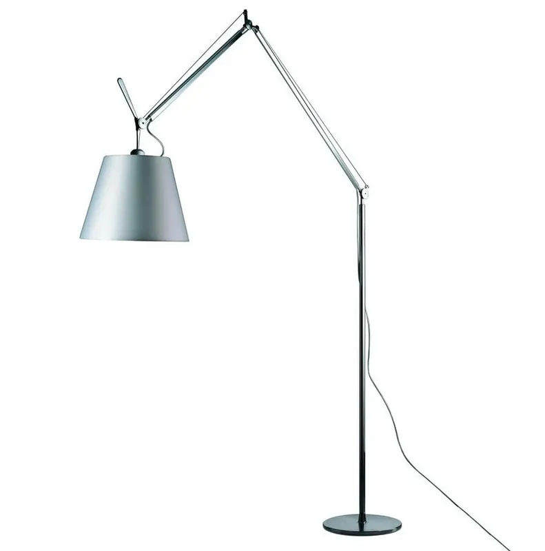 Tolomeo Mega Lampadar ø320 Grey Satin/Black - Artemide Plată sigură
