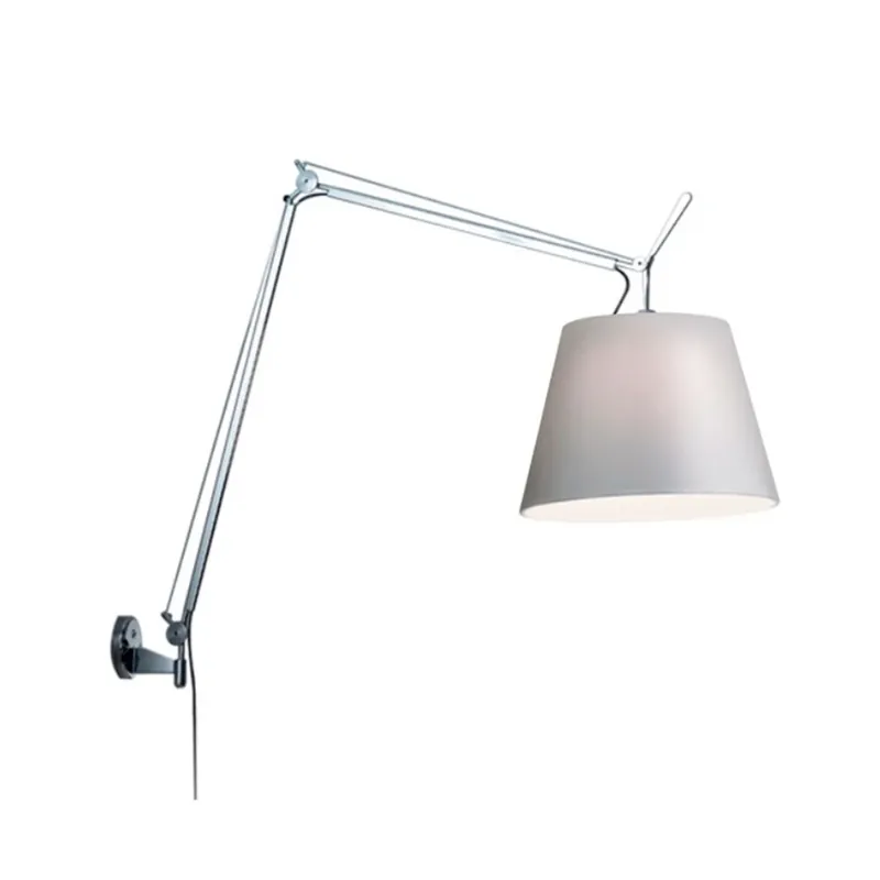 Premium Tolomeo Mega Aplică de Perete cu Dimmer ø420 Aluminium cu Grey - Artemide