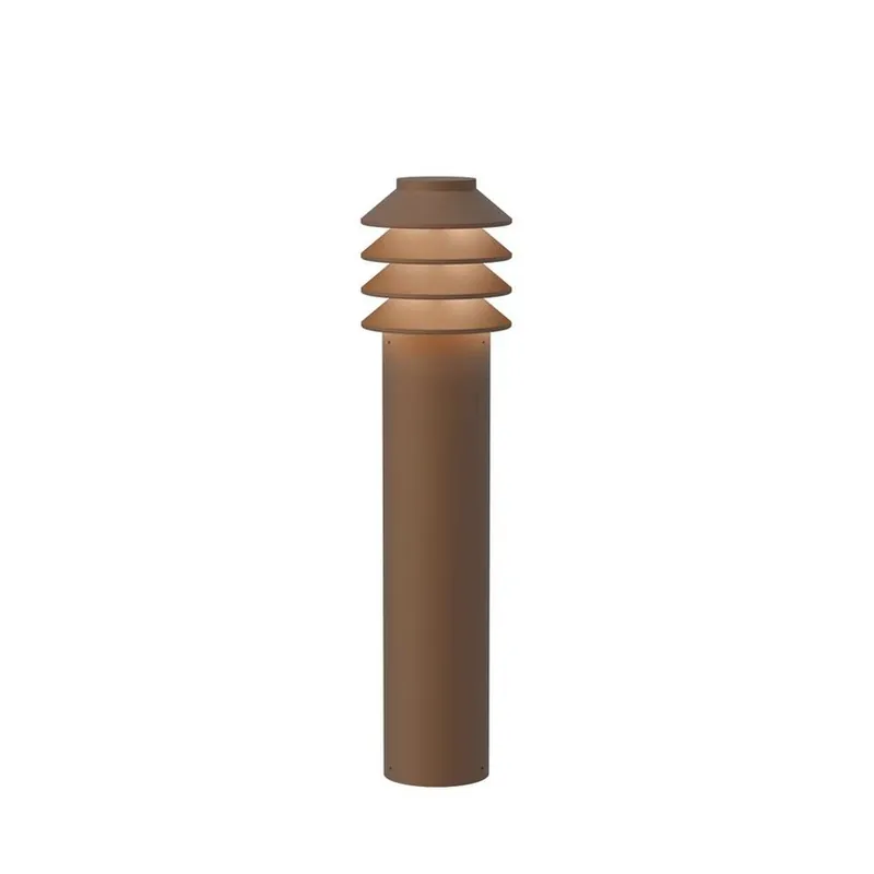 Calitate înaltă Bysted Garden 53 cm 2.700 K Țepușă pentru pământ corten - Louis Poulsen