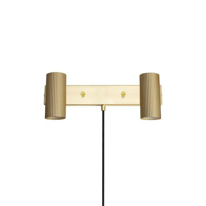 Comandă acum Hubble 2 Aplică de Perete Brushed Brass - Globen Lighting
