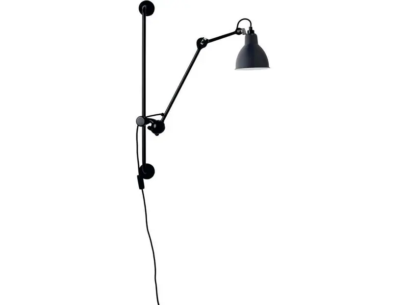 210 Aplică de Perete Black/Blue - Lampe Gras Popular