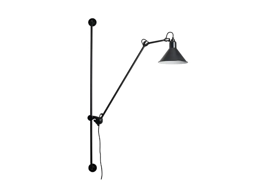 Retur ușor 214 Aplică de Perete Conic Black - Lampe Gras