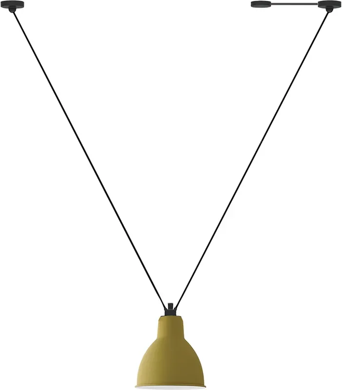 323 XL Lustră Pendul Round Yellow - Lampe Gras Ofertă exclusivă
