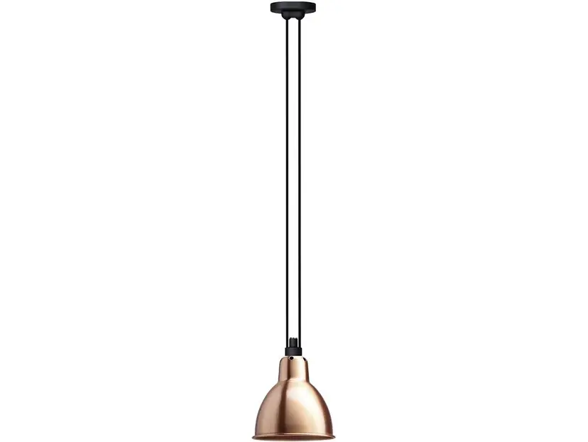 322 L Lustră Pendul Round Copper/White - Lampe Gras Expediere rapidă