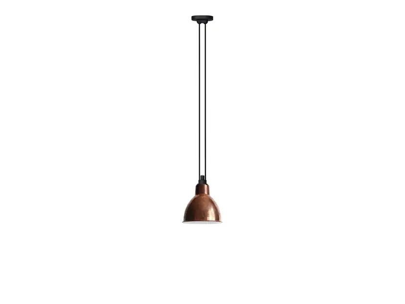 Ieftin 322 L Lustră Pendul Round Raw Copper/White - Lampe Gras