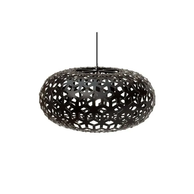 Lampă suspendată Snowflake, Ø 80 cm, negru - david trubridge Cel mai vândut