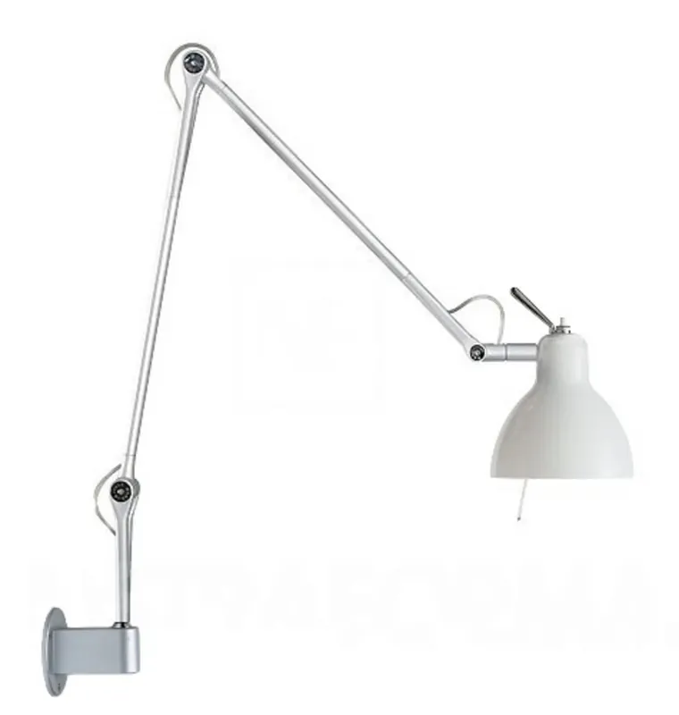 Bestseller Luxy W2 Aplică de Perete Aluminium cu Gloss White - Rotaliana
