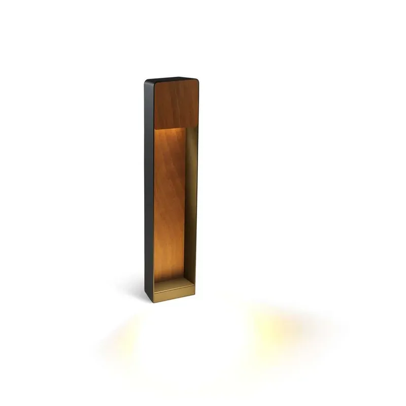 Ofertă specială Lab B60 Lampadare Exterior Graphite Grey/Rust Texture - Marset