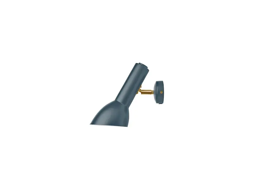Doar azi Oblique Aplică de Perete HW Brass/Petrol Blue - Cph Lighting