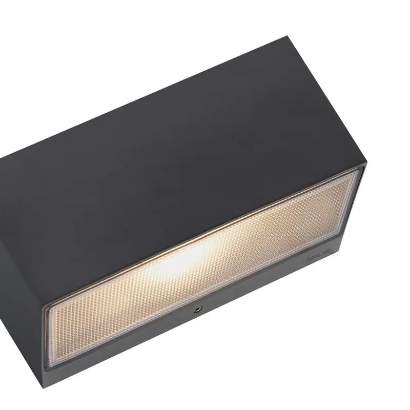 Cel mai bun preț Asker Big LED În aer liber Aplică de Perete 8,4W Grafit - Norlys