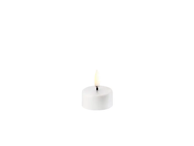 Premium Lumânare LED cu baterie 3,9 x 2,1 cm albă - Uyuni Lighting