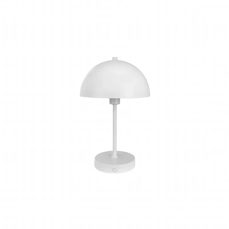 Lampa de masă cu LED-uri și baterie Stockholm, albă - Dyberg Larsen Doar azi